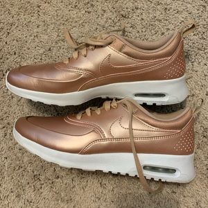 Rose Gold Nike Air size 8